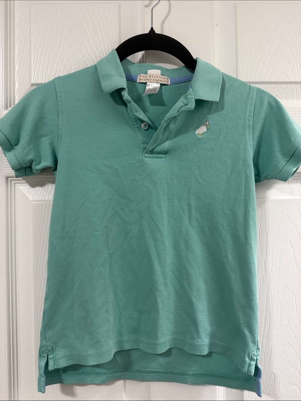 The Beaufort Bonnet Company Boys' Aqua Green Polo 100% Pima Cotton